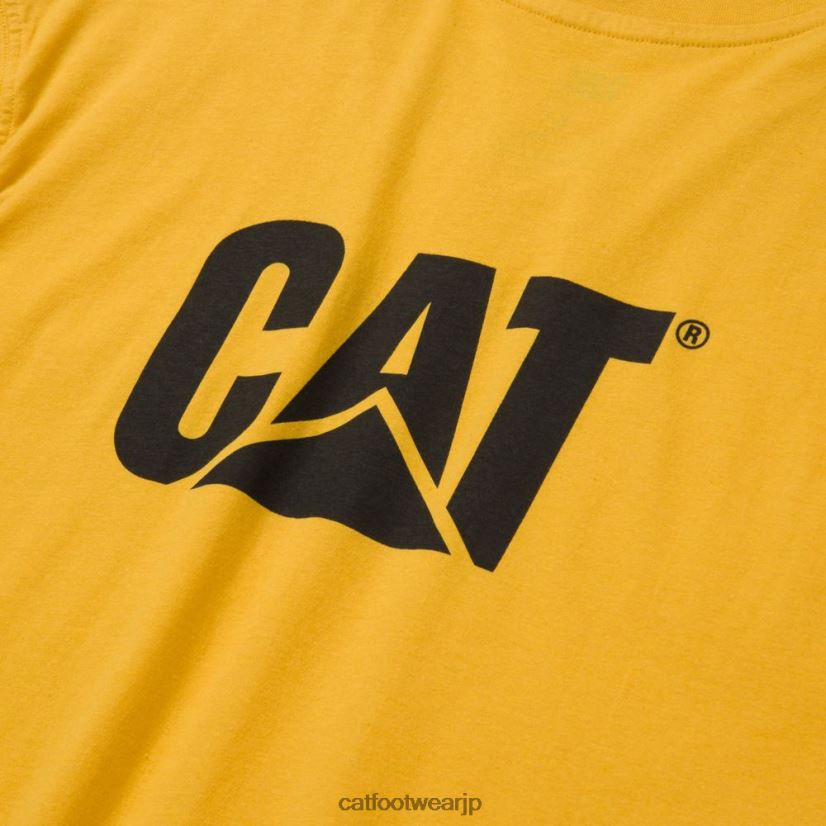 トレードマークのノースリーブポケットTシャツ 黄色 男性 N2JB0V232 Caterpillar |トップス＆アウター